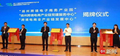 揚州軟件和信息服務外包大會成功舉辦，廣陵區國家電子商務示范基地正式揭牌